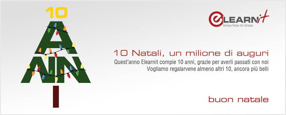 10 Natali, un milione di auguri!!! – Elearnit: Know How to Know!