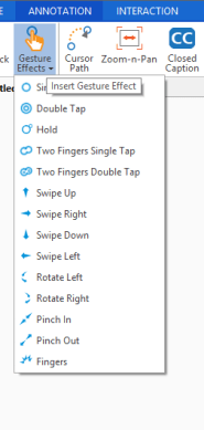 supporta diverse gesture