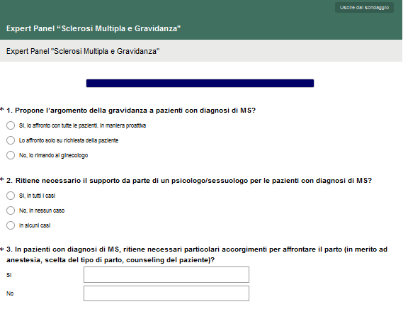Survey questionario