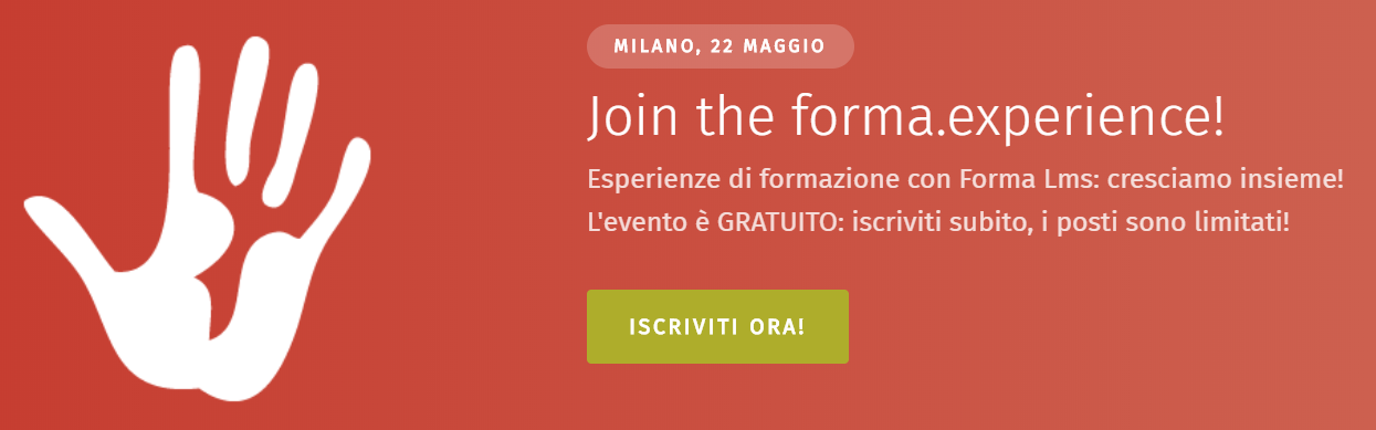 Join the forma.experience! Evento gratuito a&nbsp;Milano