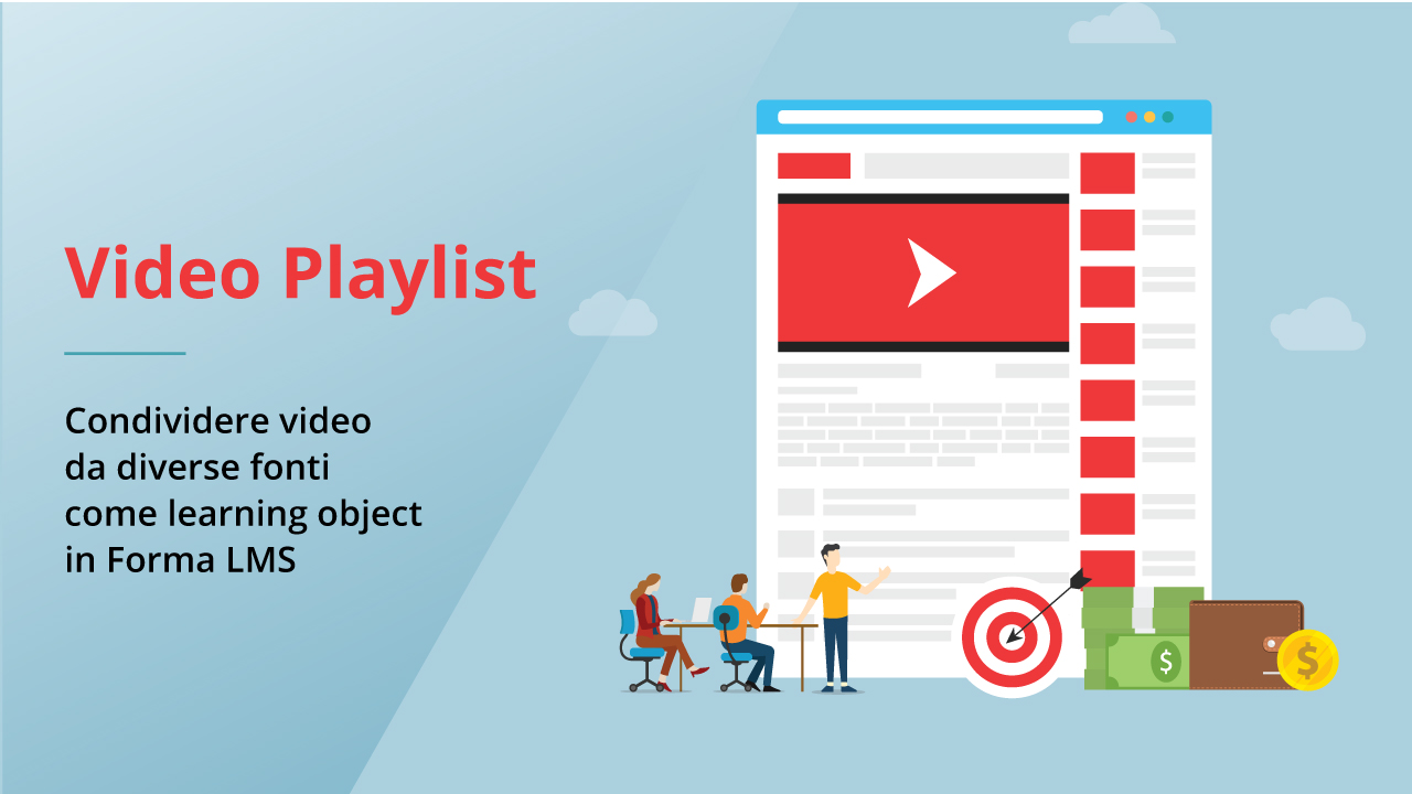 Condividere video da diverse fonti come learning object in Forma&nbsp;LMS