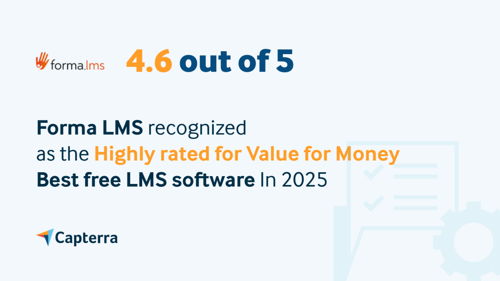 Forma LMS tra i migliori software LMS gratuiti del 2025 secondo&nbsp;Capterra