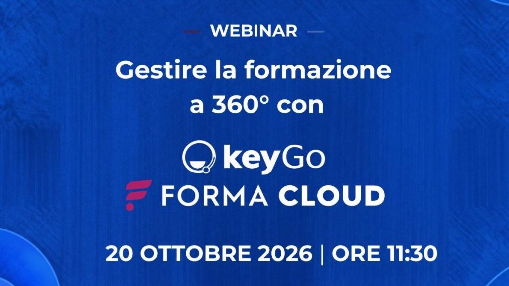 Webinar: gestire la formazione a 360° con Forma Cloud e KeyGo
